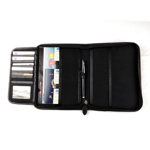 A5 thời trang chủ thẻ tín dụng Ví trường hợp hộ chiếu chủ danh mục đầu tư tùy chỉnh dập nổi logo tài liệu tập tin thư mục Túi danh mục đầu tư - Product Image 1