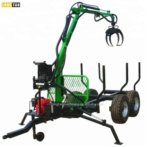 ฟาร์ม<span class=keywords><strong>3</strong></span><span class=keywords><strong>ตัน</strong></span>รถพ่วงไม้ที่มี Grapple Forestey ฟืนบันทึกการติดตั้งรถเครน - Product Image 3