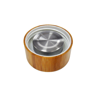 Bouteille d'eau en cristal trempé, couvercle en acier inoxydable, en bambou, cristal transparent de guérison, avec Logo personnalisé, 1 pièce, nouvelle mode - Product Image 5