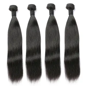 Muestra gratis 9A 10A grado virginal brasileño cutícula alineada pelo al por mayor del pelo humano de la Virgen paquetes cabello humano barato proveedores