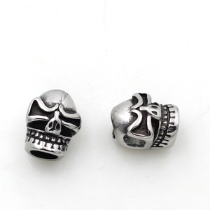 Yudan ลูกปัดสแตนเลสลายหัวกะโหลกขายส่ง - Product Image 4