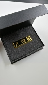 शानदार यूएसबी फ्लैश ड्राइव बुलियन Pendrive सोने की पट्टी अंगूठे ड्राइव उपहार मेमोरी स्टिक - Product Image 5