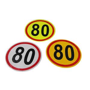 Etiqueta reflectante de Warnig para señales de tráfico en carretera, límite de velocidad, Material PVC - Product Image 6