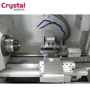 คริสตัล CK6432A ตารางด้านบน Torno เครื่องกลึง <span class=keywords><strong>Cnc</strong></span> อัตโนมัติป้อนบาร์ - Product Image 5