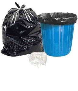 Black Bin Bags Bag Trash Bag Cornstarch Based 100% Biodegradabe Ldpe Black Dust Bin Bags Waste Bin Bag Trash Bin Bags