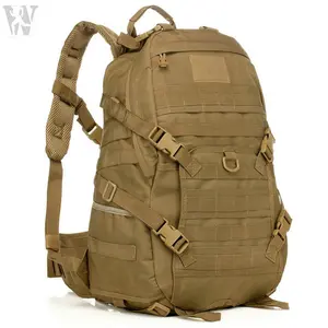 Military Bag Pack Custom Outdoor 900D Waterproof Durable Tan Hiking Molle Backpack Bag Tactical Back Pack Bag Rucksack