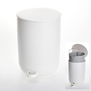Nouvelle poubelle en plastique élégante de pédale de pied d'ABS - Product Image 1