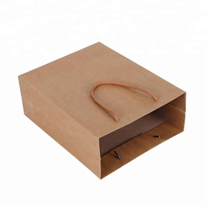 Sinh thái thân thiện Kraft chất liệu không mang nhãn hiệu số lượng lớn túi bao bì cho giày may - Product Image 5