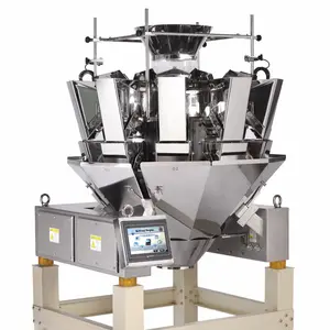 Automatic 10 Heads Multihead Weigher Machine For Food Packaging