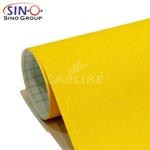 Car sino etiqueta engomada decorativa del coche WRAP Silver Glitter película del vinilo rollo de papel - Product Image 2