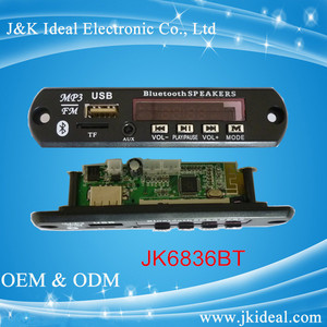 JK6836BT <span class=keywords><strong>Bluetooth</strong></span> <span class=keywords><strong>AUX</strong></span> <span class=keywords><strong>coche</strong></span> reproductor de mp3 transmisor fm módulo - Product Image 1