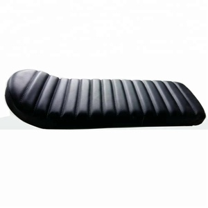 Negro <span class=keywords><strong>Cafe</strong></span> <span class=keywords><strong>Racer</strong></span>, Vintage estilo duro de <span class=keywords><strong>asiento</strong></span> con AL placa Base - Product Image 4