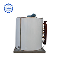 Máquina de Hielo en Escamas Industrial de 5/10/20/30/40 Toneladas/Día, Control PLC, Bomba de Motor para Compresor, Certificación ISO9001 para Alimentos Acuáticos