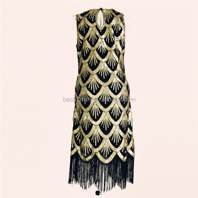 Bestdance Art Deco 1920s Flapper Dress - Gatsby Chic