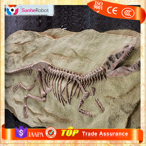 Arte jurassique à graver, squelette d'évier marocain dinosaure avec pierre de fossile compétition, prix d'usine - Product Image 4