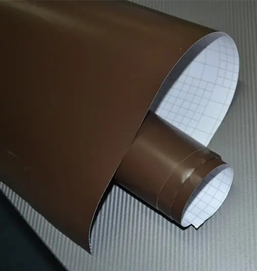 Auto Accessories Matte Brown Car Wrap Vinyl Film/ビニールステッカーカーラップ紙/自己粘着ビニールシート