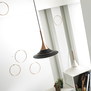 <span class=keywords><strong>2019</strong></span> de moda productos cuerno colgante en forma de lámpara de iluminación interior tienda de café de luz colgante - Product Image 5