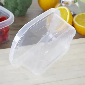 Plastic Take Away Container 24oz PP Material Tableware Storage Fresh Seal Plastic Food Container Set