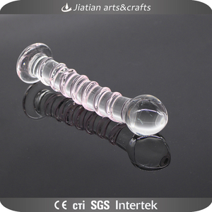 Dildo en verre vibrant fait à la main qui s'illumine - Product Image 5