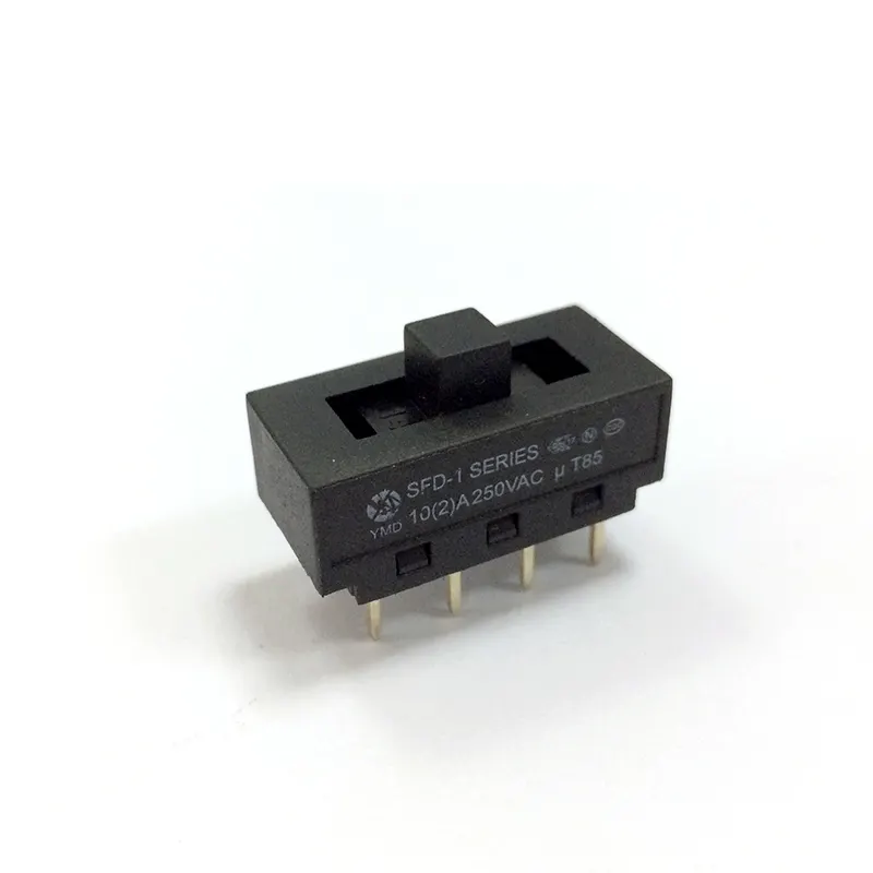 YMD PCB broches SMD interrupteur à glissière 6/8/10 pins2/3/4 positions 10A 250VAC