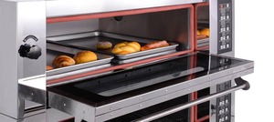 Horno de <span class=keywords><strong>Pizza</strong></span> Comercial de 4 Niveles y 8 Bandejas, Eléctrico y a Gas, Horno de <span class=keywords><strong>Pizza</strong></span> de Piedra para Equipamiento de Panadería - Product Image 3