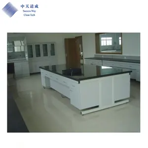 Commercial School Laboratory Furniture Anti Chemicals Phenolic Physical Room Lab Table Bench Side Sink Work Table