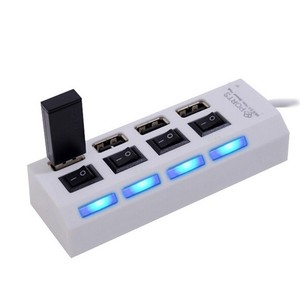 HUB USB 3.0 haute vitesse, 5Gbps, 4Ports, LED, interrupteur d'alimentation/arrêt, Super rapide - Product Image 6