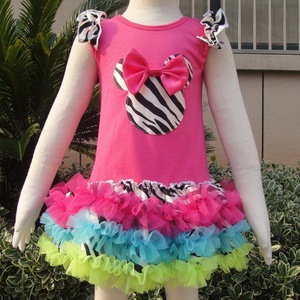 Gros new fashion girl outfit décoratifs. <span class=keywords><strong>minnie</strong></span> mouse robe de bébé - Product Image 4