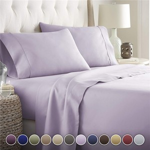100% de bambú hoja de cama <span class=keywords><strong>king</strong></span> <span class=keywords><strong>size</strong></span>, barato Hotel funda nórdica, juego de cama de Bambú - Product Image 4
