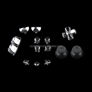 prix de gros argent chromé ensemble complet des boutons de réparation pour le contrôleur sans fil <span class=keywords><strong>Sony</strong></span> <span class=keywords><strong>PS4</strong></span> - Product Image 1