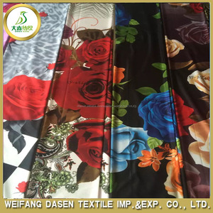 Tissu imprimé indien pour la fabrication de housses de couette, ensemble de literie tissu à weifang - Product Image 1