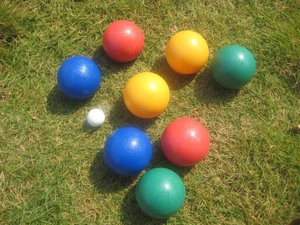 ขายส่ง8ลูก84มิลลิเมตรพลาสติก Bocce บอลเปตอง - Product Image 3