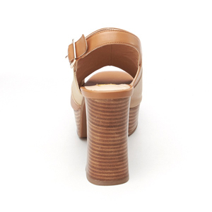 Sandali con Tacco a Blocco in <span class=keywords><strong>Pelle</strong></span> per Donna, Ultimo Stile, Design Confortevole in Sughero, Produzione OEM e ODM - Product Image 5