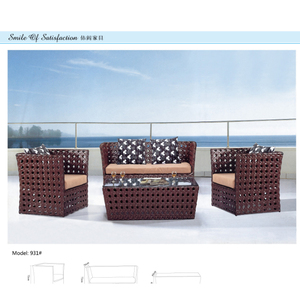 Outdoor <strong>Rattan</strong> <strong>Garden</strong> <strong>Furniture</strong> 7 Seater <strong>Corner</strong> Sofa Patio Set With Coffee Table - Product Image 3