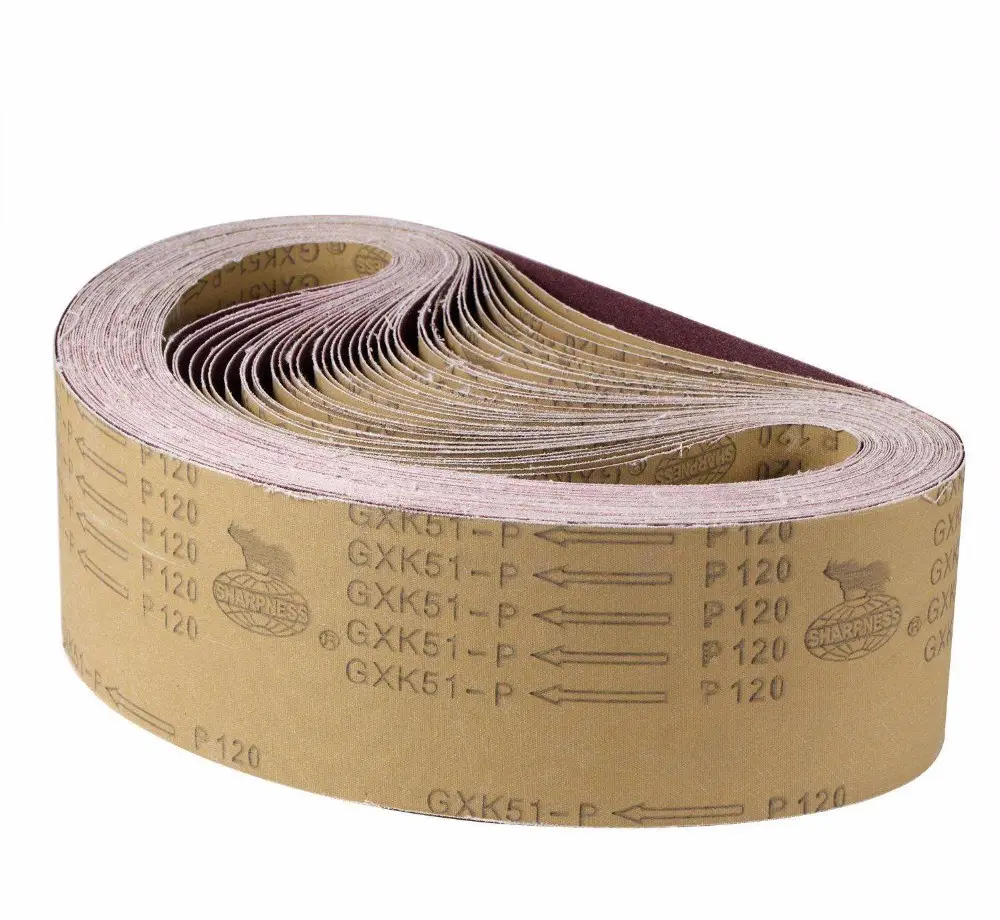 High-quality emery cloth sanding belt 40/60/80/120/180/240/320/400 grit sanding belt polishing belt