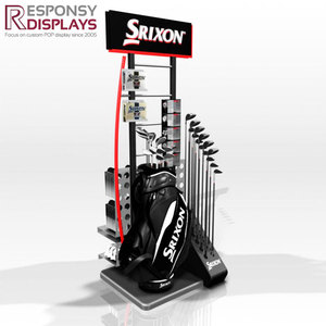 OEM <span class=keywords><strong>ODM</strong></span>-estante de exhibición para pelota de Golf, moderno, grande, de <span class=keywords><strong>Metal</strong></span>