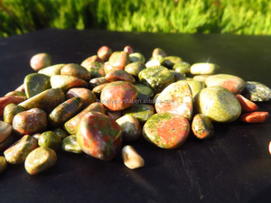 Prezzo all'ingrosso naturale del drago bloodstones della pietra preziosa di Cristallo Di Quarzo pietra di Ghiaia per decorativo - Product Image 5