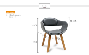 Woonkamer Meubels Stoelen Vintage Lederen Eetkamerstoel Fauteuil Hij-294 - Product Image 6