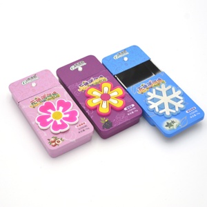 Lata de lata de Metal de goma de mascar con tapa deslizante, minitapa deslizante, caja de lata de menta - Product Image 2