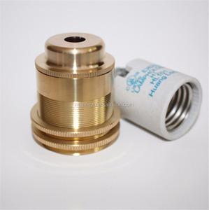 Đôi Nhẫn Vintage Light Bulb Ổ Cắm Đồng <span class=keywords><strong>Brass</strong></span> Vít Giữ Đèn Cho Mặt Dây Đèn Lịch Thi Đấu - Product Image 2