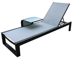 Muebles de restaurante marco de aluminio moderno barato muebles de resort tumbonas de <span class=keywords><strong>playa</strong></span> piscina tumbonas Tumbona - Product Image 2