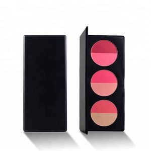 Maquillaje en línea tiendas <span class=keywords><strong>el</strong></span> mejor 3 color con espejo <span class=keywords><strong>Blush</strong></span> cosméticos envases vacíos <span class=keywords><strong>Blush</strong></span> contenedor de polvo compacto - Product Image 1