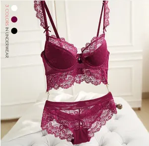 Hot sexy meisjes bra foto, hot sexi meisje slijtage beha panty set plus size transparante push up bh set