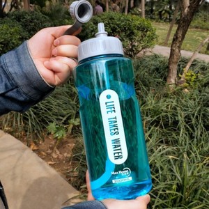 <span class=keywords><strong>2L</strong></span> Grande Capacità di Personalizzare All'aperto Bottiglia di Acqua di Plastica Con Paglia - Product Image 4