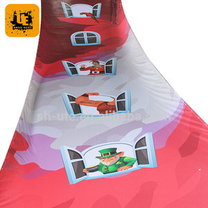 Dye sublimation photo Exhibitors curved Background <span class=keywords><strong>banner</strong></span> Display - Product Image 1