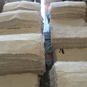 Good Quality White Small Curly Kalgan Lamb <strong>Fur</strong> <strong>Plate</strong> - Product Image 6