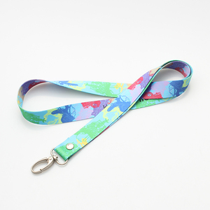 Nouvelle tendance mode <span class=keywords><strong>porte</strong></span>-clés ruban imprimé <span class=keywords><strong>personnalisé</strong></span> lanière sangle de <span class=keywords><strong>cou</strong></span> - Product Image 4