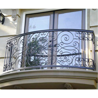 Parrilla de ventana de hierro forjado de seguridad simple moderna