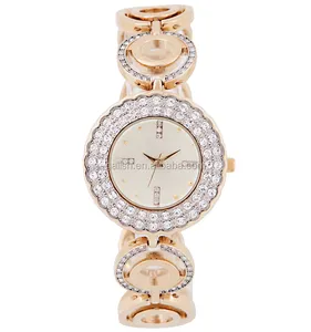 Лидер продаж, модные женские часы со стразами, полностью алмазные часы с овальным циферблатом и цветком, женские часы, браслет, часы из цинкового сплава
