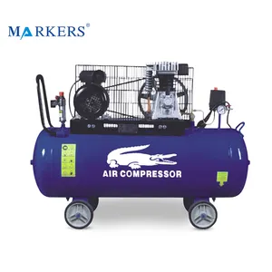 8 bar 5 hp piston Italy type piston air compressor with belt driven